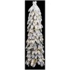 Belyst plastgran med 80 LEDs och snö vidaXL 150 cm – miniatyr 2