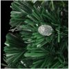 Belyst plastgran med fot 120 cm fiberoptik vidaXL 120 x 60 cm – miniatyr 7