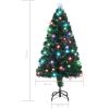 Belyst plastgran med fot 120 cm fiberoptik vidaXL 120 x 60 cm – miniatyr 10