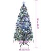 Belyst plastgran med fot 150 cm fiberoptik vidaXL 150 x 70 cm – miniatyr 8