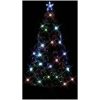 Belyst plastgran med fot 180 cm fiberoptik vidaXL 180 x 90 cm – miniatyr 3