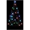 Belyst plastgran med fot 210 cm fiberoptik vidaXL 210 x 105 cm – miniatyr 3