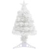 Belyst plastgran med fot 64 cm fiberoptik vidaXL 64 cm – miniatyr 2