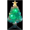 Belyst plastgran med fot 64 cm fiberoptik vidaXL 64 cm – miniatyr 5
