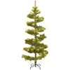 Belyst plastgran med fot grön 180 cm PVC vidaXL 180 x 95 cm – miniatyr 2