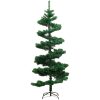 Belyst plastgran med fot grön 180 cm PVC vidaXL 180 x 95 cm – miniatyr 4