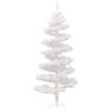 Belyst plastgran med fot vit 150 cm PVC vidaXL 150 x 80 cm – miniatyr 4