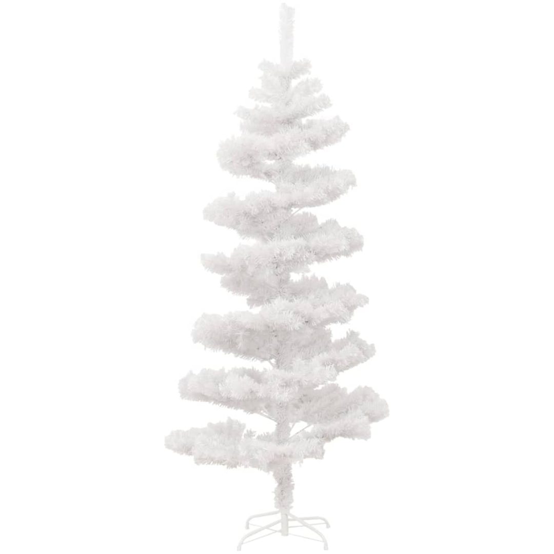 Belyst plastgran med fot vit 150 cm PVC vidaXL 150 x 80 cm – bild 4