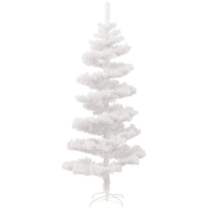 Belyst plastgran med fot vit 150 cm PVC vidaXL 150 x 80 cm – bild 4