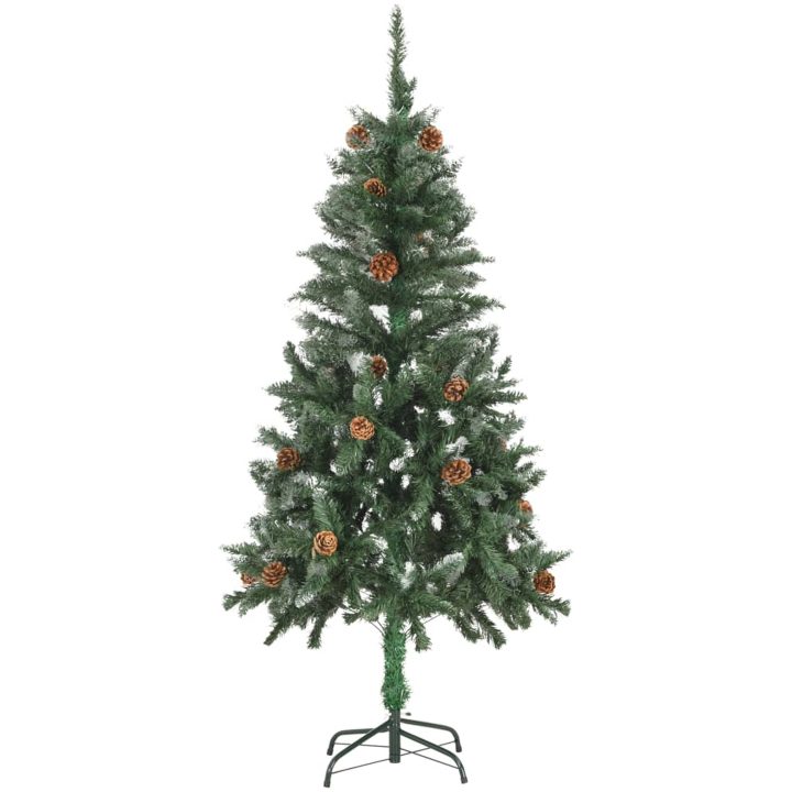 Belyst plastgran med kottar 150 cm vidaXL 150 x 89 cm – bild 3