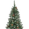 Belyst plastgran med kottar 150 cm vidaXL 150 x 89 cm – miniatyr 4