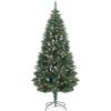 Belyst plastgran med kottar 180 cm vidaXL 180 x 104 cm – miniatyr 3