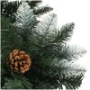 Belyst plastgran med kottar 180 cm vidaXL 180 x 104 cm – miniatyr 4