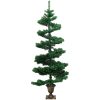 Belyst plastgran med kruka grön 120 cm PVC vidaXL 120 x 65 cm – miniatyr 4