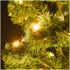 Belyst plastgran med kruka grön 120 cm PVC vidaXL 120 x 65 cm – miniatyr 5