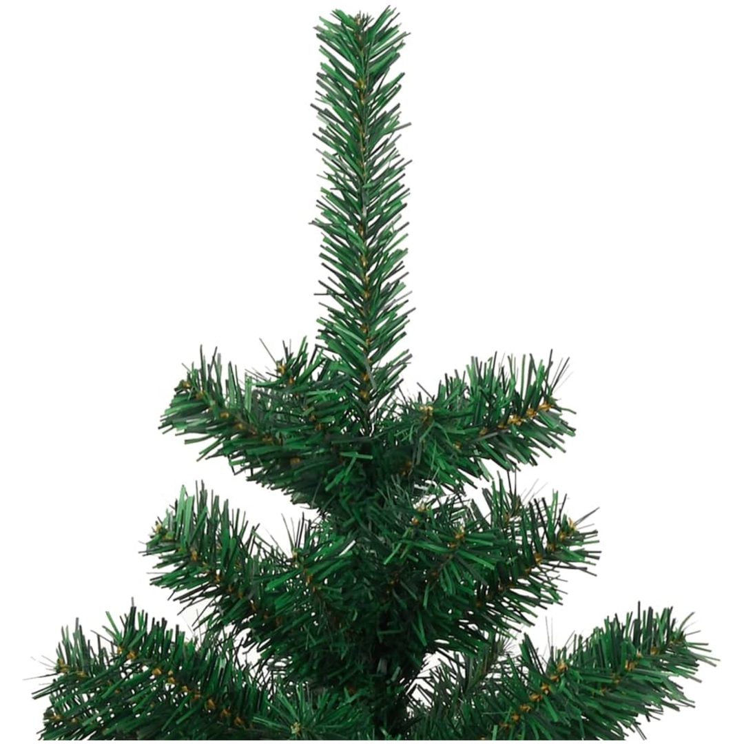 Belyst plastgran med kruka grön 120 cm PVC vidaXL 120 x 65 cm – bild 6