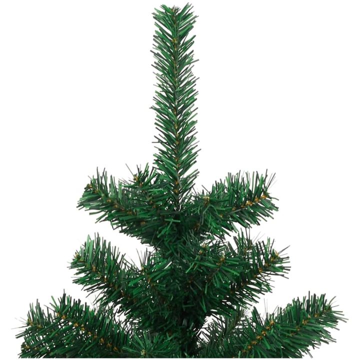 Belyst plastgran med kruka grön 120 cm PVC vidaXL 120 x 65 cm – bild 6
