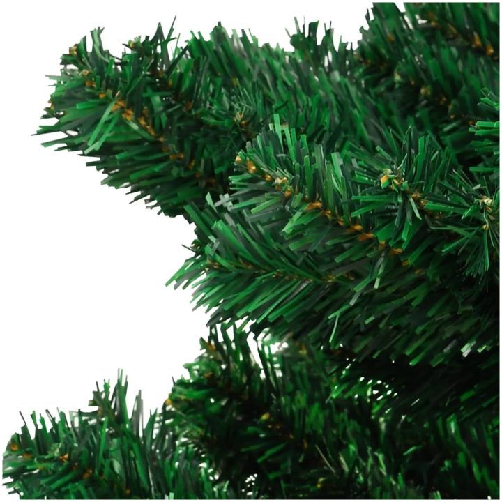 Belyst plastgran med kruka grön 120 cm PVC vidaXL 120 x 65 cm – bild 7