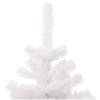 Belyst plastgran med kruka vit 120 cm PVC vidaXL 120 x 65 cm – miniatyr 5