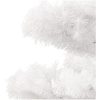 Belyst plastgran med kruka vit 120 cm PVC vidaXL 120 x 65 cm – miniatyr 6