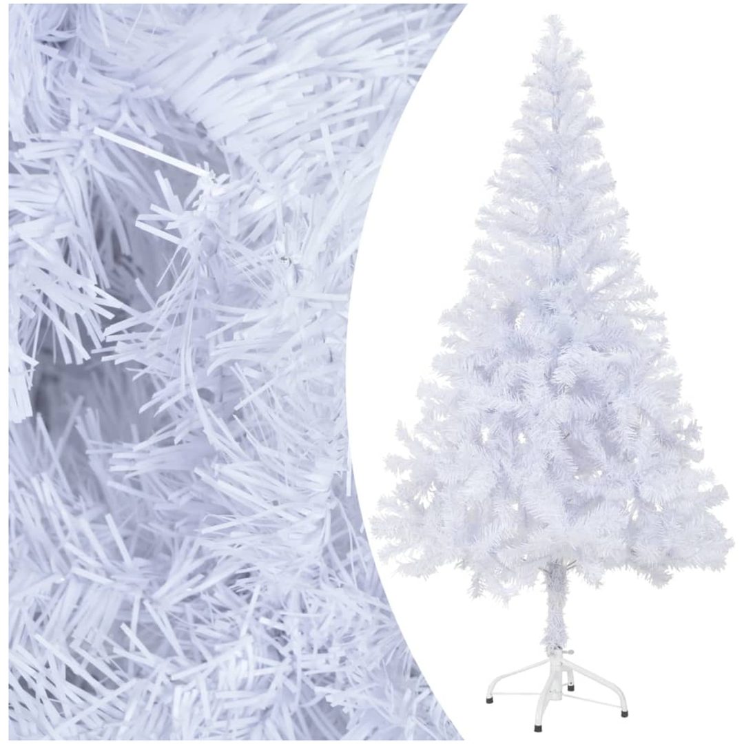 Belyst plastgran med kulor 120 cm 230 grenar vidaXL 120 x 65 cm – bild 2