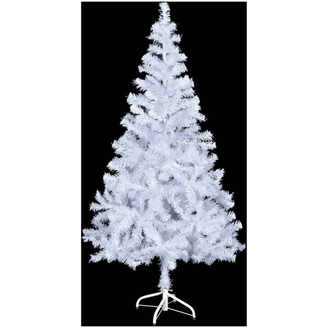 Belyst plastgran med kulor 120 cm 230 grenar vidaXL 120 x 65 cm – bild 3