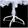 Belyst plastgran med kulor 120 cm 230 grenar vidaXL 120 x 65 cm – miniatyr 4
