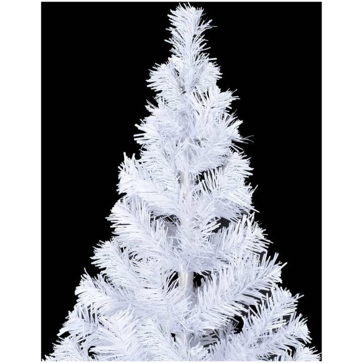 Belyst plastgran med kulor 120 cm 230 grenar vidaXL 120 x 65 cm – bild 5
