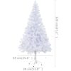 Belyst plastgran med kulor 120 cm 230 grenar vidaXL 120 x 65 cm – miniatyr 10