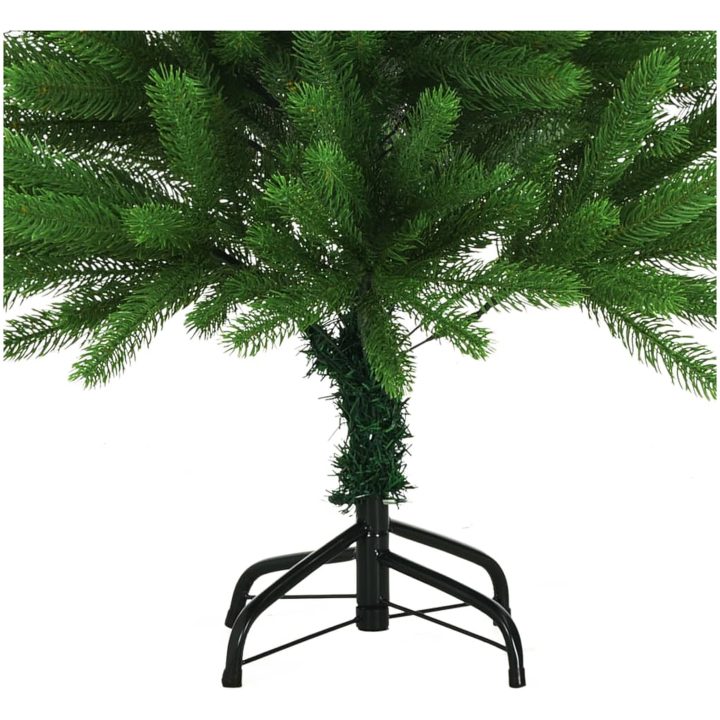 Belyst plastgran med kulor 120 cm grön vidaXL 120 x 75 cm – bild 4