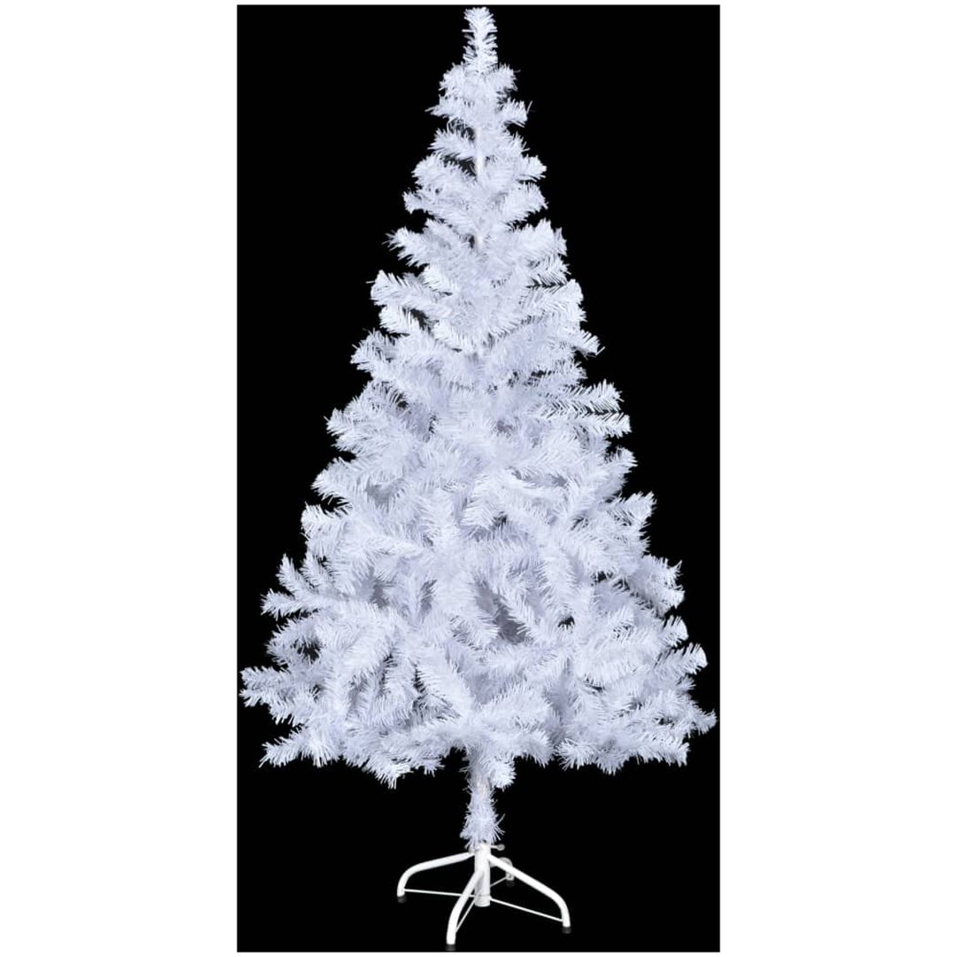 Belyst plastgran med kulor 150 cm 380 grenar vidaXL 150 x 70 cm – bild 3