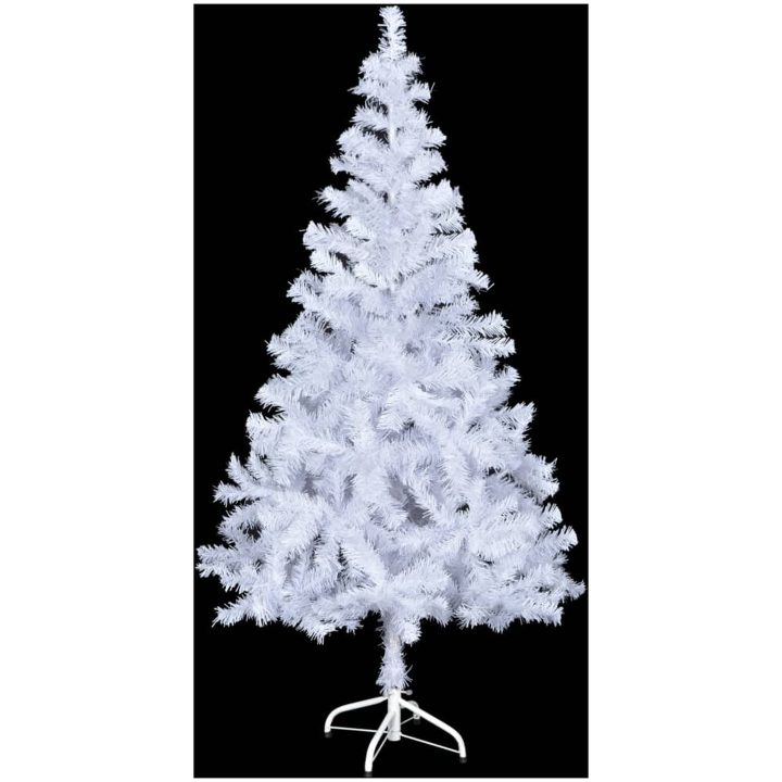 Belyst plastgran med kulor 150 cm 380 grenar vidaXL 150 x 70 cm – bild 3