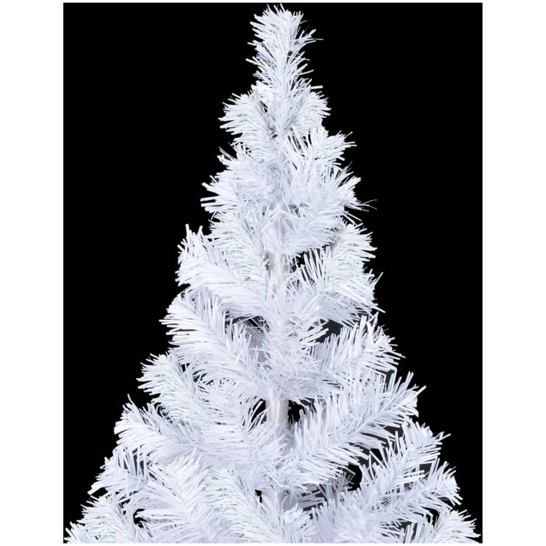 Belyst plastgran med kulor 150 cm 380 grenar vidaXL 150 x 70 cm – bild 5
