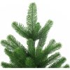 Belyst plastgran med kulor 150 cm grön vidaXL 150 x 75 cm – miniatyr 3
