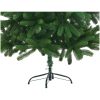 Belyst plastgran med kulor 150 cm grön vidaXL 150 x 75 cm – miniatyr 5