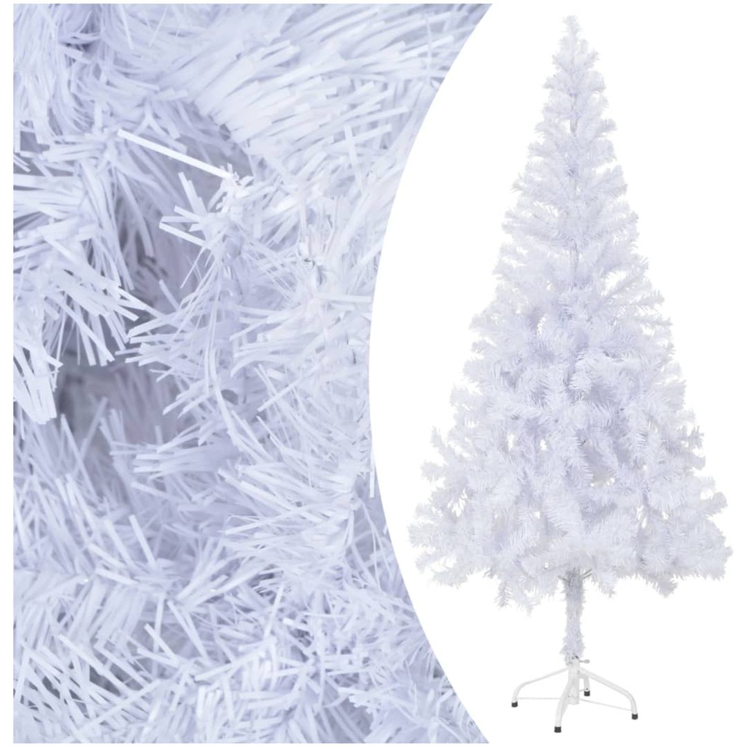 Belyst plastgran med kulor 180 cm 620 grenar vidaXL 180 x 90 cm – bild 2