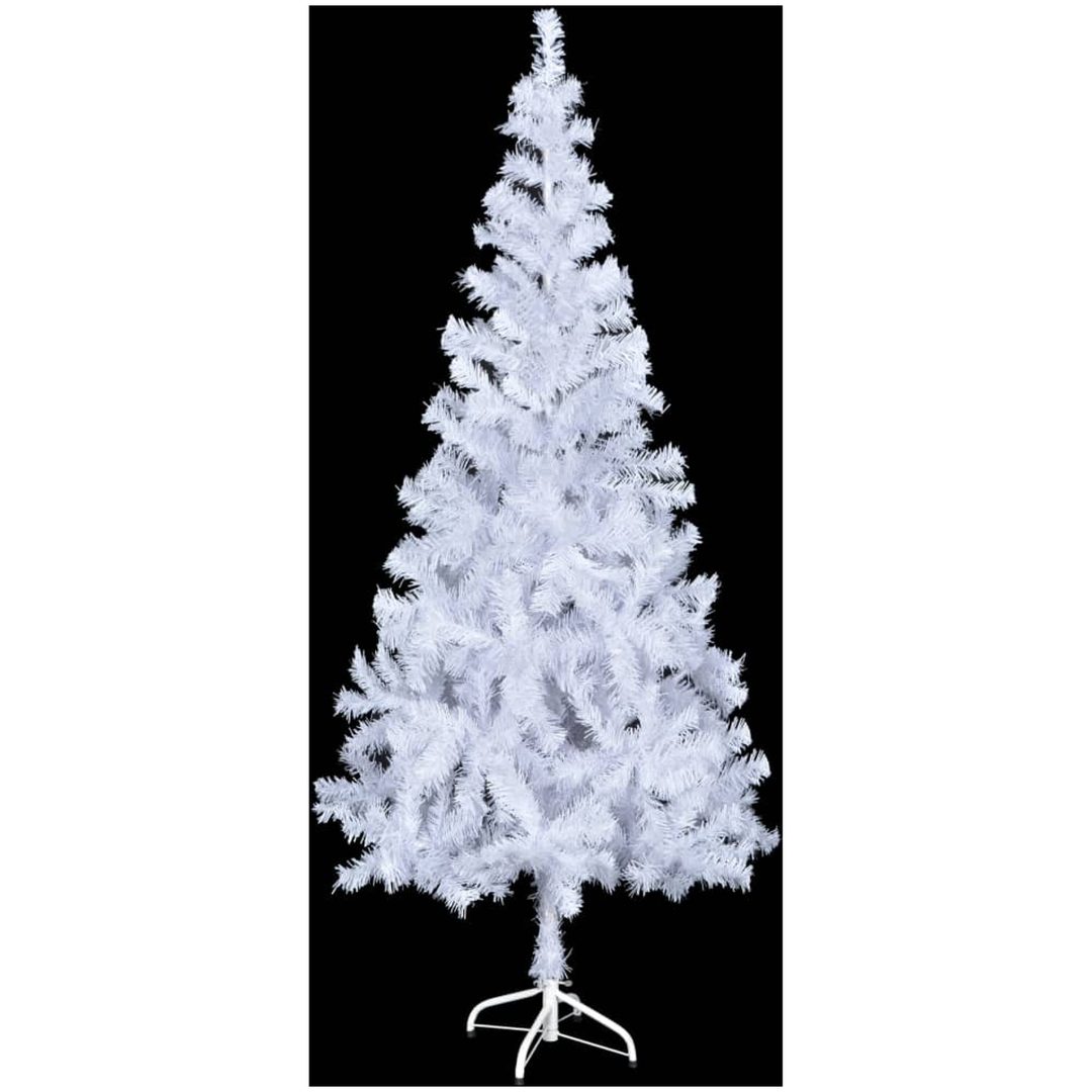 Belyst plastgran med kulor 180 cm 620 grenar vidaXL 180 x 90 cm – bild 3