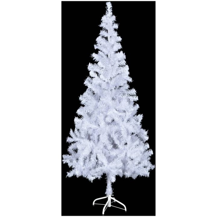 Belyst plastgran med kulor 180 cm 620 grenar vidaXL 180 x 90 cm – bild 3