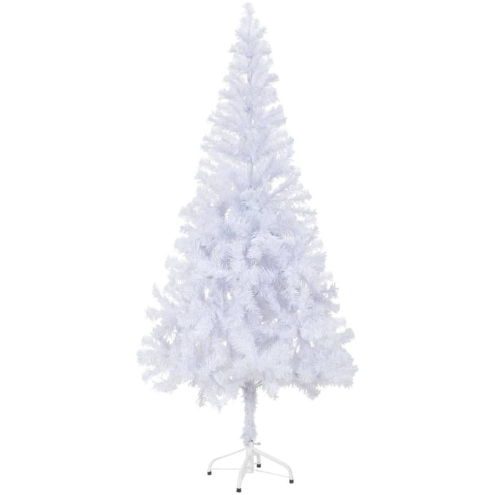 Belyst plastgran med kulor 180 cm 620 grenar vidaXL 180 x 90 cm – bild 4
