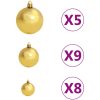 Belyst plastgran med kulor 180 cm 620 grenar vidaXL 180 x 90 cm – miniatyr 10