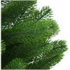 Belyst plastgran med kulor 180 cm grön vidaXL 180 x 90 cm – miniatyr 4