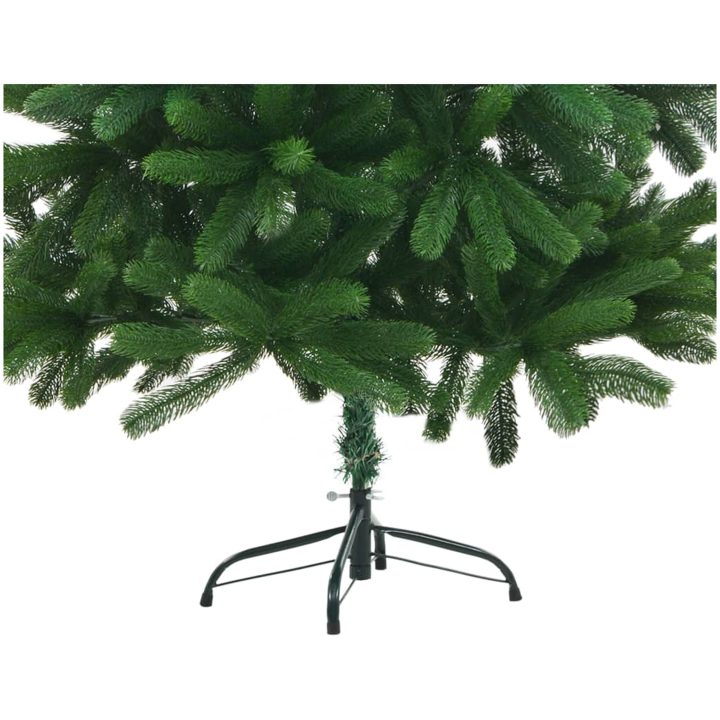 Belyst plastgran med kulor 180 cm grön vidaXL 180 x 90 cm – bild 5