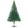 Belyst plastgran med kulor 210 cm 910 grenar vidaXL 210 x 105 cm – miniatyr 3