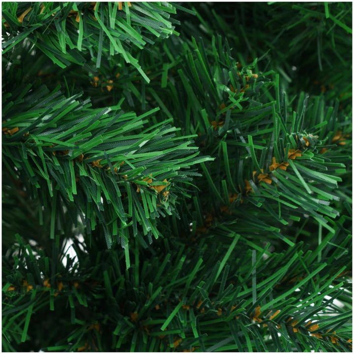 Belyst plastgran med kulor 210 cm 910 grenar vidaXL 210 x 105 cm – bild 6