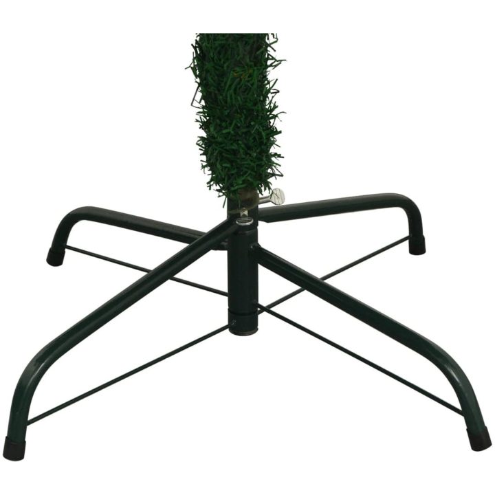 Belyst plastgran med kulor 240 cm grön vidaXL 240 x 120 cm – bild 6