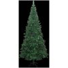 Belyst plastgran med kulor 240 cm grön vidaXL 240 x 120 cm – miniatyr 2