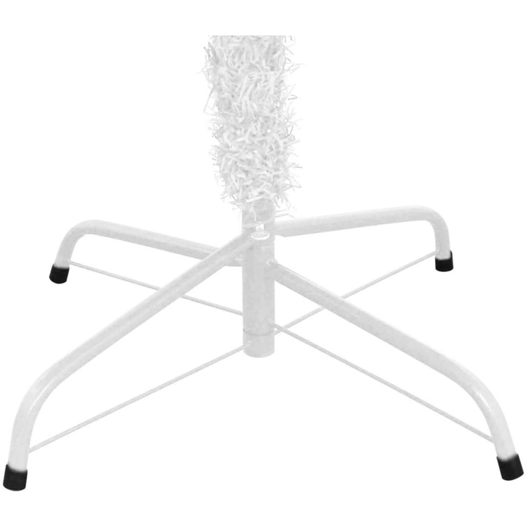 Belyst plastgran med kulor 240 cm vit vidaXL 240 x 120 cm – bild 5
