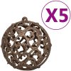 Belyst plastgran med kulor 65 cm grön vidaXL 65 x 45 cm – miniatyr 5