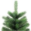 Belyst plastgran med kulor 90 cm grön vidaXL 90 x 51 cm – miniatyr 3