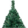 Belyst plastgran med kulor grön 120 cm PVC vidaXL 120 x 60 cm – miniatyr 2